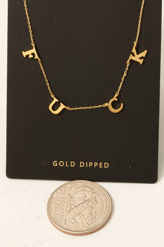 “Fuck” Necklace