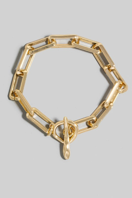 Rectangle Toggle Bracelet