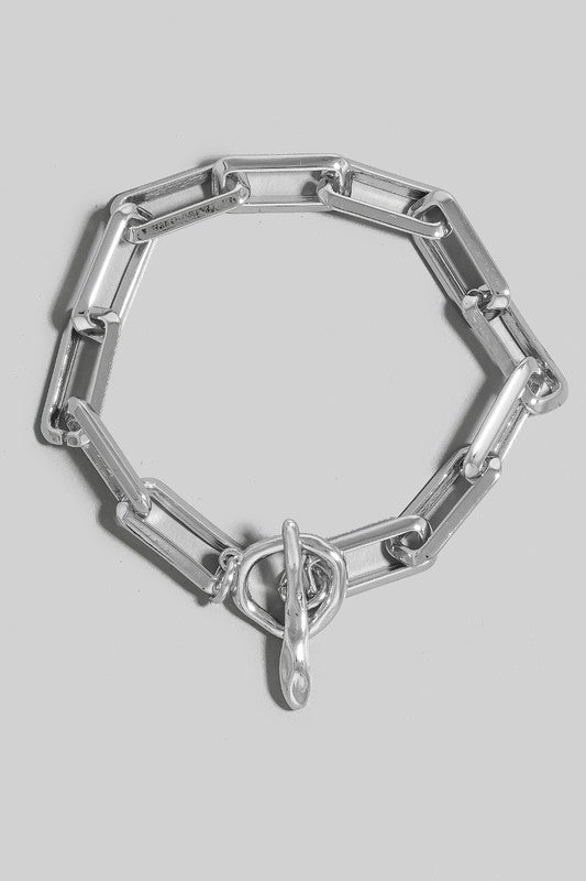 Rectangle Toggle Bracelet