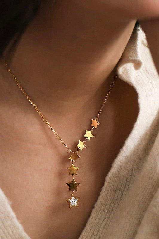 Cascade Star Necklace