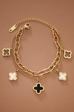 Clover Charm Bracelet