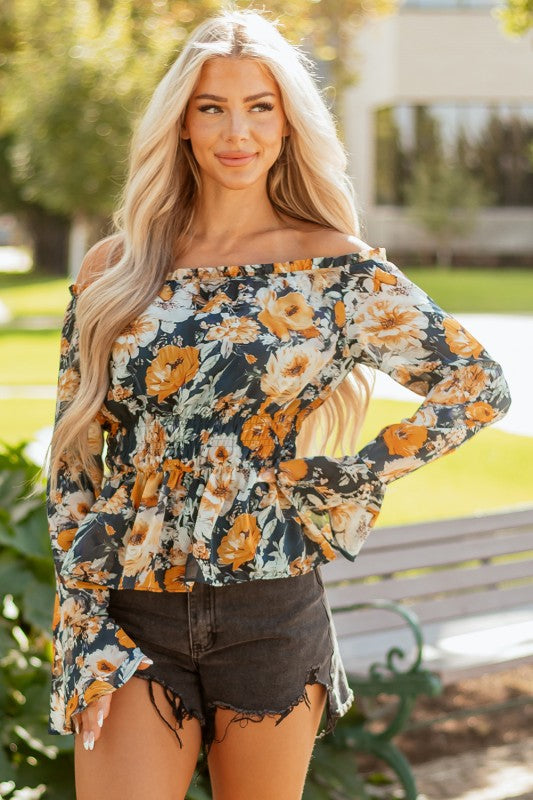 Lidia Peplum Top
