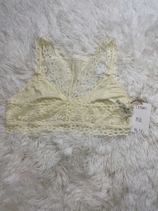 Cream Racerback Bralette